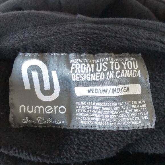 Numero Canada Inspired Hoodie in Black - Men’s size M - Picture 7 of 7